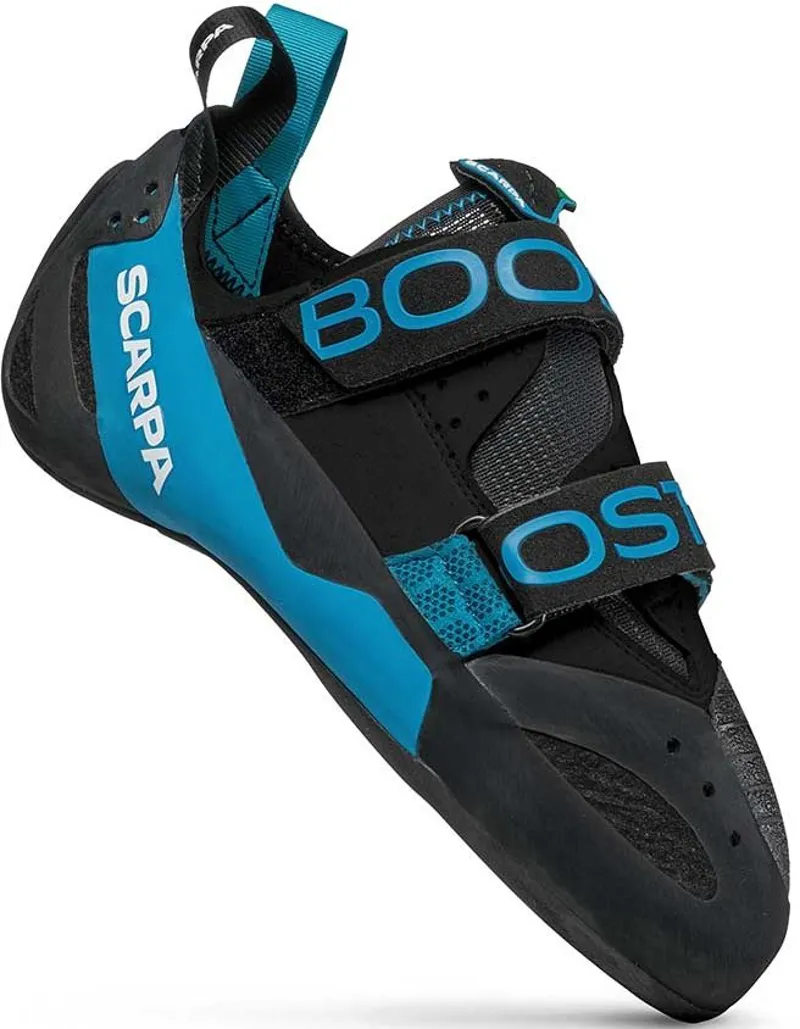 Scarpa Boostic Climbing Shoes - Black-Azure-1